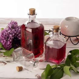 Butelka z korkiem szklana 530 ml