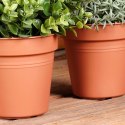 Doniczka ogrodowa plastikowa okrągła 13 cm 3 szt.