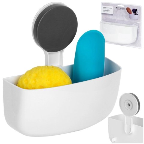 Półka pod prysznic na przyssawkę 16x7x17 cm