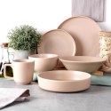 Talerz deserowy ceramiczny beżowy SOHO 20,5 cm