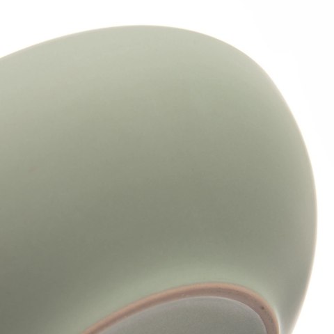 Talerz obiadowy głęboki ceramiczny zielony 20,5 cm