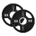 TPC SET ZESTAW TALERZY OLIMPIJSKICH POLIURETANOWYCH 2 x 2.5 - 25 KG CPU - 155KG HMS