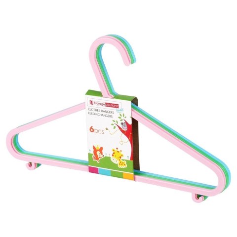 Wieszaki na ubrania dziecięce 29x17 cm 6 szt.