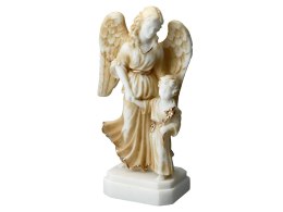 Anioł Stróż z dzieckiem - alabaster grecki