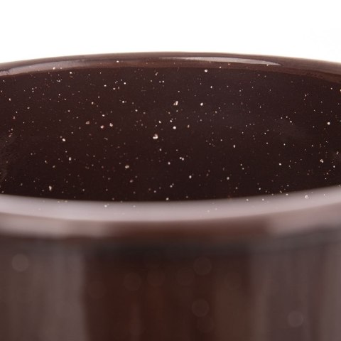 Garnek rondel rondelek emaliowany 0,9 l brązowy