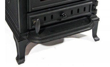 PIEC ŻELIWNY PIECYK KOZA KOMINEK ATENA 9KW CZARNY - DOSTAWA GRATIS