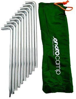 ŚLEDZIE SZPILKI DO NAMIOTU PRO 8MM 20CM KPL.10SZT METAL