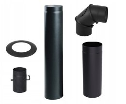 ZESTAW RUR PRZYŁĄCZENIOWYCH DO KOMINKA fi 120