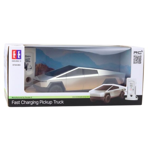 Samochód Zdalnie Sterowany RC Pickup Truck 4 Tryby Jazdy Srebrny