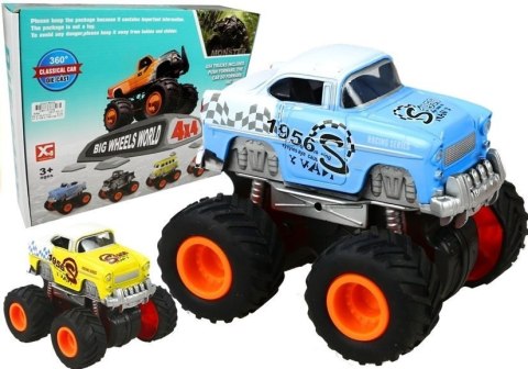 Auto 4x4 Klasyczny Model Na Dużych Kołach 4 Kolory Auto 4x4 Klasyczny Model Na Dużych Kołach 4 Kolory