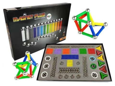 Zestaw Magnastix Klocki Magnetyczne 560 + Tablica Zestaw Magnastix Klocki Magnetyczne 560 + Tablica