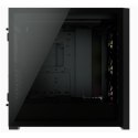 Corsair RGB Computer Case iCUE 5000X Side window, Black, ATX, Power supply included No