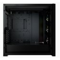 Corsair RGB Computer Case iCUE 5000X Side window, Black, ATX, Power supply included No