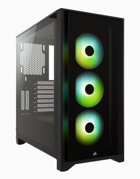 Corsair Tempered Glass Mid-Tower ATX Case iCUE 4000X RGB Side window, Mid-Tower, Black, Power supply included No, Steel, Temper Corsair Tempered Glass Mid-Tower ATX Case iCUE 4000X RGB Side window, Mid-Tower, Black, Power supply included No, Steel, Temper