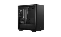 Deepcool MACUBE 110 Black, mATX, 4, USB3.0x2; Audiox1, ABS+SPCC+Tempered Glass, 1×120mm DC fan
