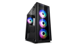 Deepcool MATREXX 50 Black, E-ATX, 7, USB2.0×2、USB3.0×1、Audio×1、Mic×1, ABS+SPCC+Tempered Glass, 1 × 120mm LED fan