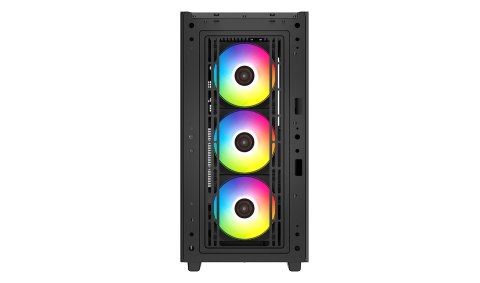 Deepcool MID TOWER CASE CK560 Side window, Black, Mid-Tower, Power supply included No