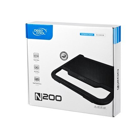 Deepcool N200 Notebook cooler up to 15.4" 589g g, 340.5X310.5X59mm mm Deepcool N200 Notebook cooler up to 15.4" 589g g, 340.5X310.5X59mm mm