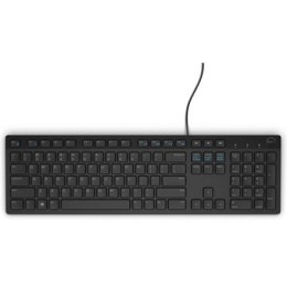 Dell KB216 Multimedia, Wired, Keyboard layout EN, English, Black, Numeric keypad