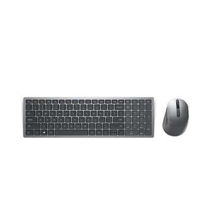 Dell Keyboard and Mouse KM7120W Wireless, 2.4 GHz, Bluetooth 5.0, Keyboard layout Nordic, Titan Gray Dell Keyboard and Mouse KM7120W Wireless, 2.4 GHz, Bluetooth 5.0, Keyboard layout Nordic, Titan Gray