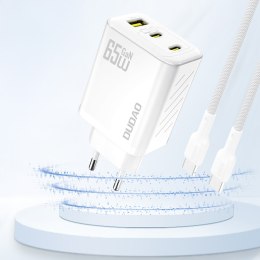 Ładowarka sieciowa A29 GaN USB-C USB-A 65W - biała