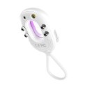 Wykrywacz ukrytych kamer z alarmem mini latarką kablem USB-A - USB-C - biały