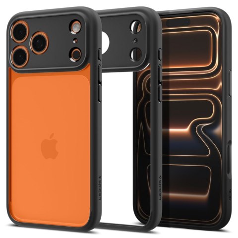 Etui case plecki na iPhone 17 Pro Ultra Hybrid - czarny mat