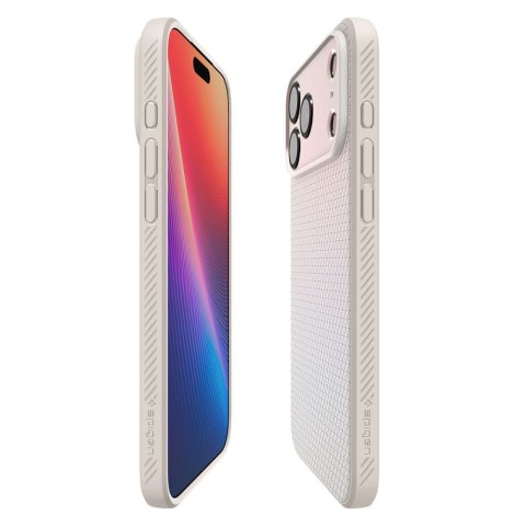 Etui pokrowiec ochronny Liquid Air na iPhone 17 Pro - tytanowe
