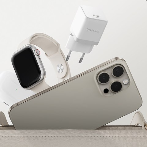 Ładowarka sieciowa Palm 1C 20W z kablem USB-C 60W 1m - biała