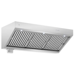 Okap pochłaniacz gastronomiczny z silnikiem oświetleniem STAL 160 cm 1500m3/h 250 W