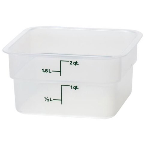 Pojemnik spożywczy CamSquare 17.2 l 256x310x320 mm - transparentny