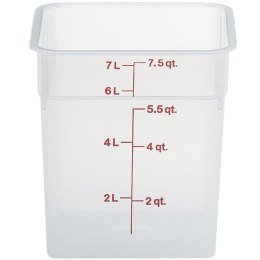 Pojemnik spożywczy CamSquare 7.6 l 215x215x230 mm - transparentny