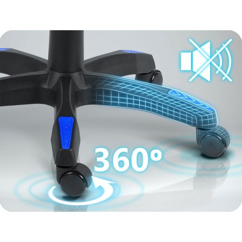 Fotel gamingowy Sofotel Draknor II czarno-niebieski