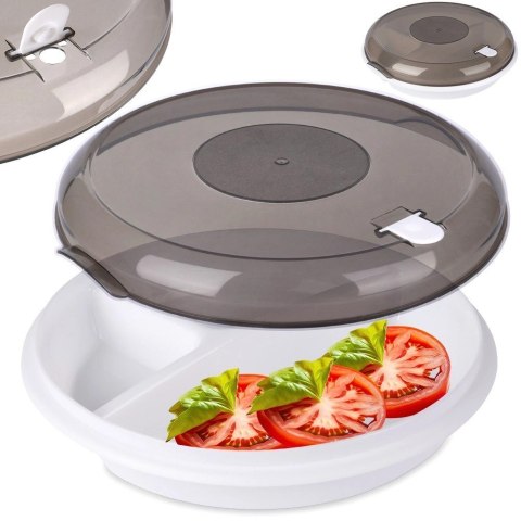 Pojemnik do Mikrofalówki Dzielony Talerz 25 cm EXCELLENT HOUSEWARE