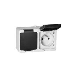 GNIAZDO PODWÓJNE 2*2P+Z AQUATIC MINI IP54