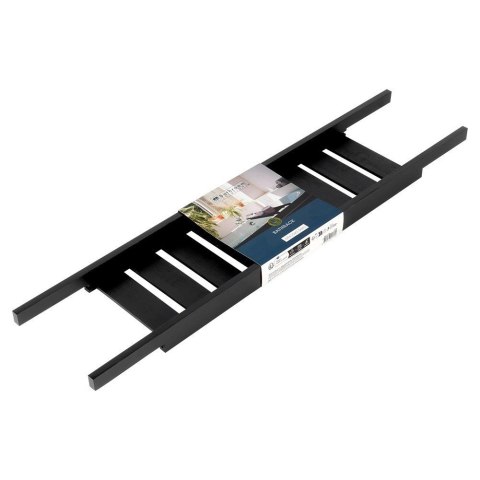Półka Łazienkowa na Wannę Bambusowa BATHROOM SOLUTIONS 68 x 15 cm Czarna