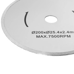 Tarcza tnąca do przecinarki do glazury śr. 200 mm otwór śr. 25.4 mm