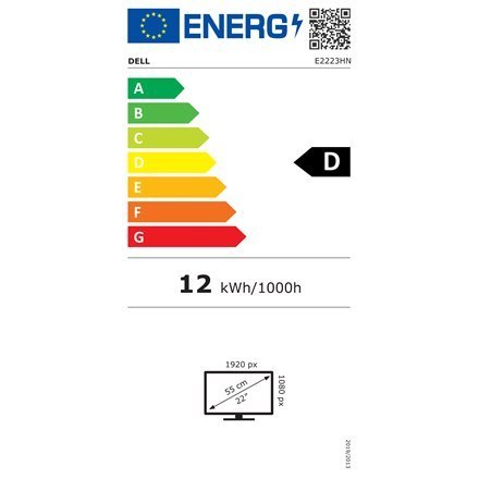 Dell Monitor E2223HN 21.5 ", VA, FHD, 1920 x 1080, 16:9, 10 ms, 250 cd/m², Black, 60 Hz, HDMI ports quantity 1 Dell Monitor E2223HN 21.5 ", VA, FHD, 1920 x 1080, 16:9, 10 ms, 250 cd/m², Black, 60 Hz, HDMI ports quantity 1