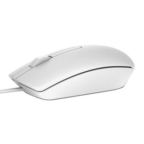 Dell Optical Mouse MS116 wired, White Dell Optical Mouse MS116 wired, White