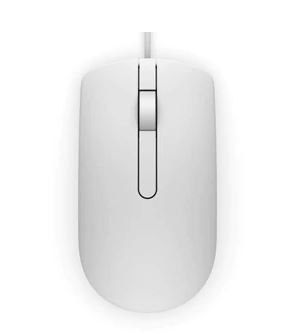 Dell Optical Mouse MS116 wired, White Dell Optical Mouse MS116 wired, White
