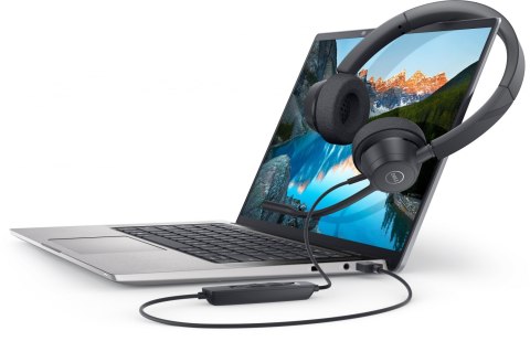 Dell Pro Stereo Headset WH3022 4 PIN USB Type A Dell Pro Stereo Headset WH3022 4 PIN USB Type A
