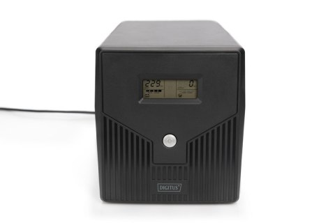 Digitus Line-Interactive UPS DN-170074, 1000VA, 600W, 2x 12V/7Ah battery, 4x CEE 7/7 outlet, 2x RJ45, 1x USB 2.0 type B, 1x RS23 Digitus Line-Interactive UPS DN-170074, 1000VA, 600W, 2x 12V/7Ah battery, 4x CEE 7/7 outlet, 2x RJ45, 1x USB 2.0 type B, 1x RS23