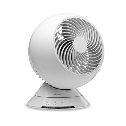 Duux Fan Globe Table Fan, Number of speeds 3, 23 W, Oscillation, Diameter 26 cm, White