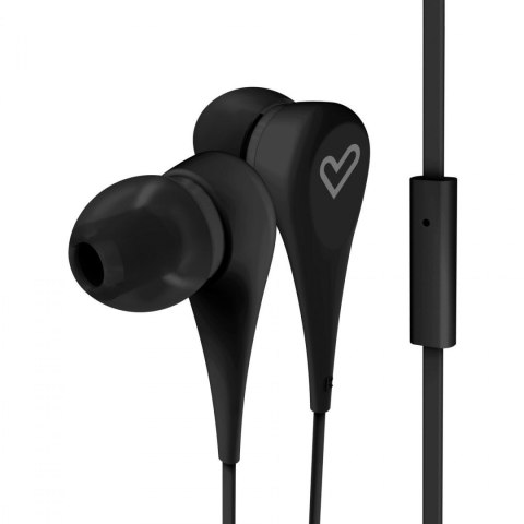 Energy Sistem Earphones Style 1+ In-ear/Ear-hook, 3.5 mm, Microphone, Black, Black