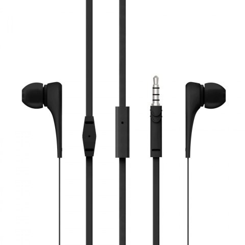 Energy Sistem Earphones Style 1+ In-ear/Ear-hook, 3.5 mm, Microphone, Black, Black