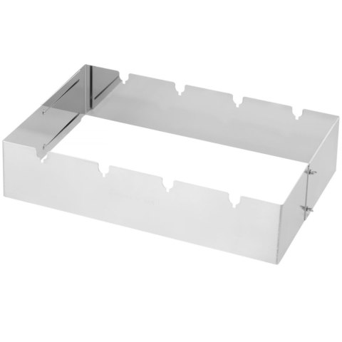 Nasadka na grilla do szaszłyków prostokątna Churrasco 530x350x117 mm