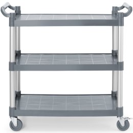 Wózek kelnerski serwisowy do 150 kg 3-półki 842x486 mm