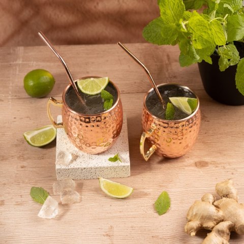 ZESTAW STALOWYCH KUBKÓW 500ml DO DRINKÓW MOSCOW MULE KINGHOFF KH-2000