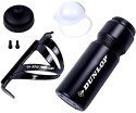 BIDON ROWEROWY DUNLOP 750ML Z KOSZYKIEM CZARNY