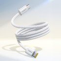 Kabel magnetyczny z oplotem USB-C 100W 1m - biały